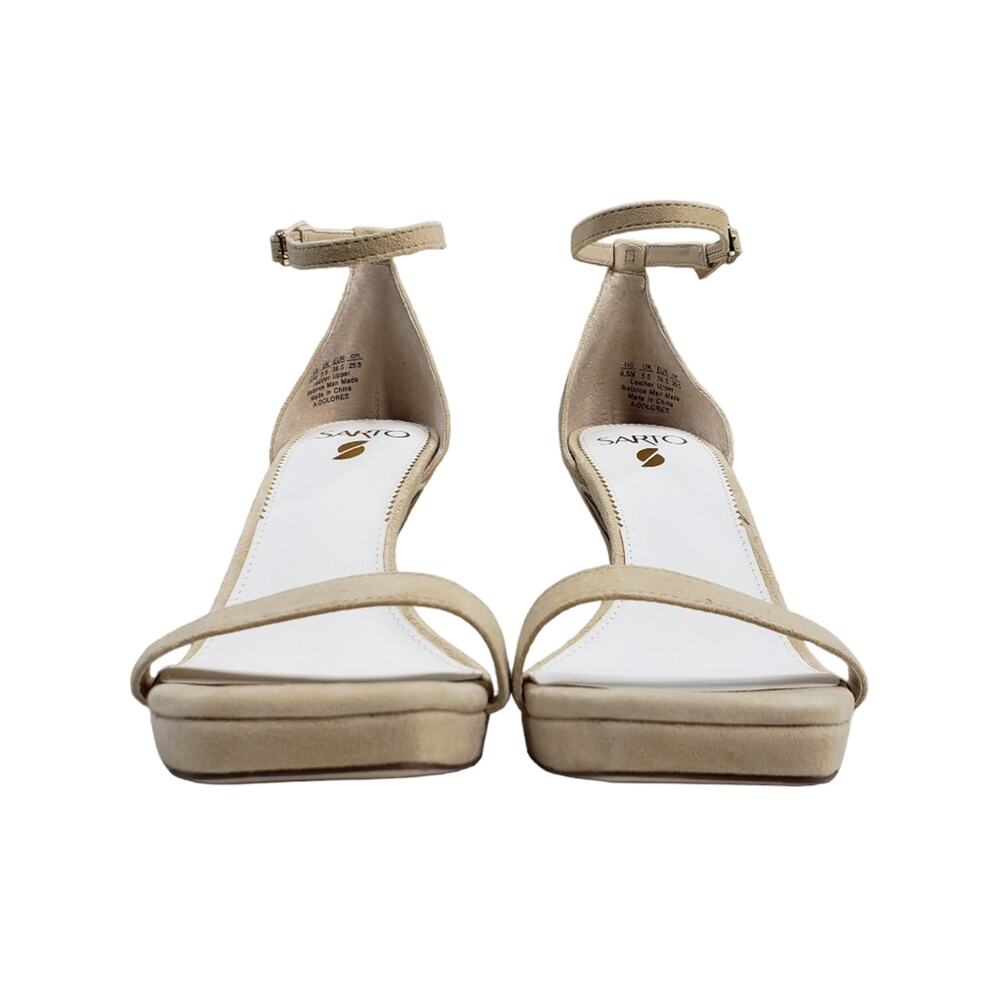 SARTO by Franco Sarto Womens 8.5 Dolores Ankle Strap Leather Sandal NEW - Picture 4 of 11